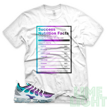 Load image into Gallery viewer, Grape &quot;Success Fact&quot; Nike Vapormax Plus Black/ White Sneaker Match Tees T-Shirts

