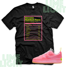 Load image into Gallery viewer, Air Force 1 Experimental Racer Pink &quot;Success Facts&quot; Nike AF1 Sneaker Match Shirt

