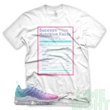 Load image into Gallery viewer, Psychic &quot;Success Fact&quot; Nike Vapormax Plus Black/ White Sneaker Match Tees Shirts
