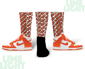 Dunk High Syracuse "Dunkin on Em" Nike Dunk High Syracuse Sneaker Match Socks