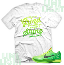 Load image into Gallery viewer, Nike Kobe 6 Grinch "Grind &amp; Shine" Kobe Grinch | Sneaker Match T-Shirt | Sneaker
