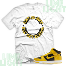 Load image into Gallery viewer, Varsity Maize Nike Dunk Highs &quot;Fatherhood&quot; Nike Dunk High Sneaker Match Shirt
