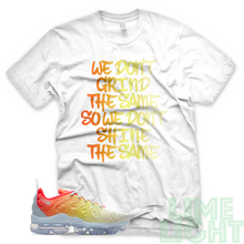 Load image into Gallery viewer, Sunrise &quot;Grind Diff&quot; Nike Vapormax Plus Black/ White Sneaker Match Tees Shirts
