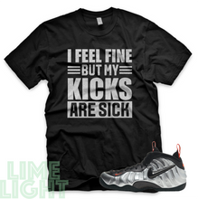 Load image into Gallery viewer, Metallic Silver/ Electro Orange &quot;Sick Kicks&quot; Air Foamposite Pro Halloween
