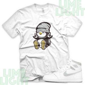 Air Jordan 1 1985 Neutral Grey "Penguin" Nike Air Jordan Sneaker Match Shirt