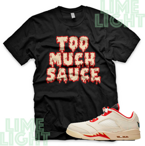 Nike Air Jordan 5 Chinese New Year "Sauce" Jordan 5 CNY Sneaker Match Shirt