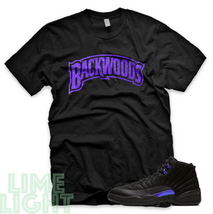 Dark Concord "Backwoods" Nike Air Jordan 12 Black or White Sneaker Match Tees