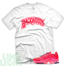 Load image into Gallery viewer, Bright Crimson/ Pink Blast &quot;Backwoods&quot; Vapormax Plus Sneaker Shirt
