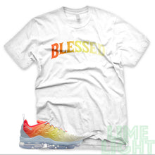 Load image into Gallery viewer, Sunrise &quot;BW BLESSED&quot; VaporMax Plus White Sneaker T-Shirt

