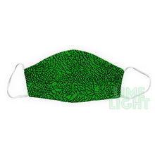 Load image into Gallery viewer, Pine Green &quot;Elephant Print&quot; Air Jordan 1 Face Mask
