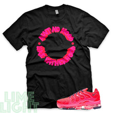 Load image into Gallery viewer, Bright Crimson/ Pink Blast/ Court Purple &quot;Ain&#39;t No Hood Like Fatherhood&quot; VaporMax Plus Black T-Shirt
