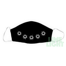 Load image into Gallery viewer, Bullet Hole &quot;Smile&quot; Double Layered Washable Reusable Face Mask
