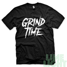 Load image into Gallery viewer, White on Black &quot;Grind Time&quot; Yeezy Zebra | Jordan Air 5 Retro Oreo |  Kamikaze 2 OG Black Sneaker T-Shirt
