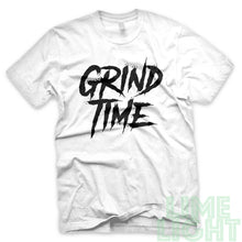 Load image into Gallery viewer, Black on White &quot;Grind Time&quot; Yeezy Zebra | Jordan Air 5 Retro Oreo |  Kamikaze 2 OG Black Sneaker T-Shirt
