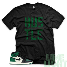 Load image into Gallery viewer, Pine Green &quot;Time is Money&quot; Air Jordan 1 Retro High OG Black Sneaker T-Shirt
