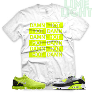 Volt "Hot Damn" Vapormax Flyknit | Air Max 90 | Air Force 1 x Off White Sneaker T-Shirt