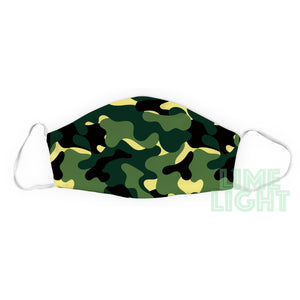 Green "Camouflage | Camo" Cute Reusable Washable Face Mask with Free Filter