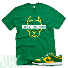 Load image into Gallery viewer, Brazil SB Dunk Low &quot;Show Me Your Pitties&quot; Green Sneaker T-Shirt

