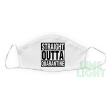 Load image into Gallery viewer, FREE FILTER &quot;Straight Outta Quarantine&quot; Reusable Washable Face Mask with Free Filter
