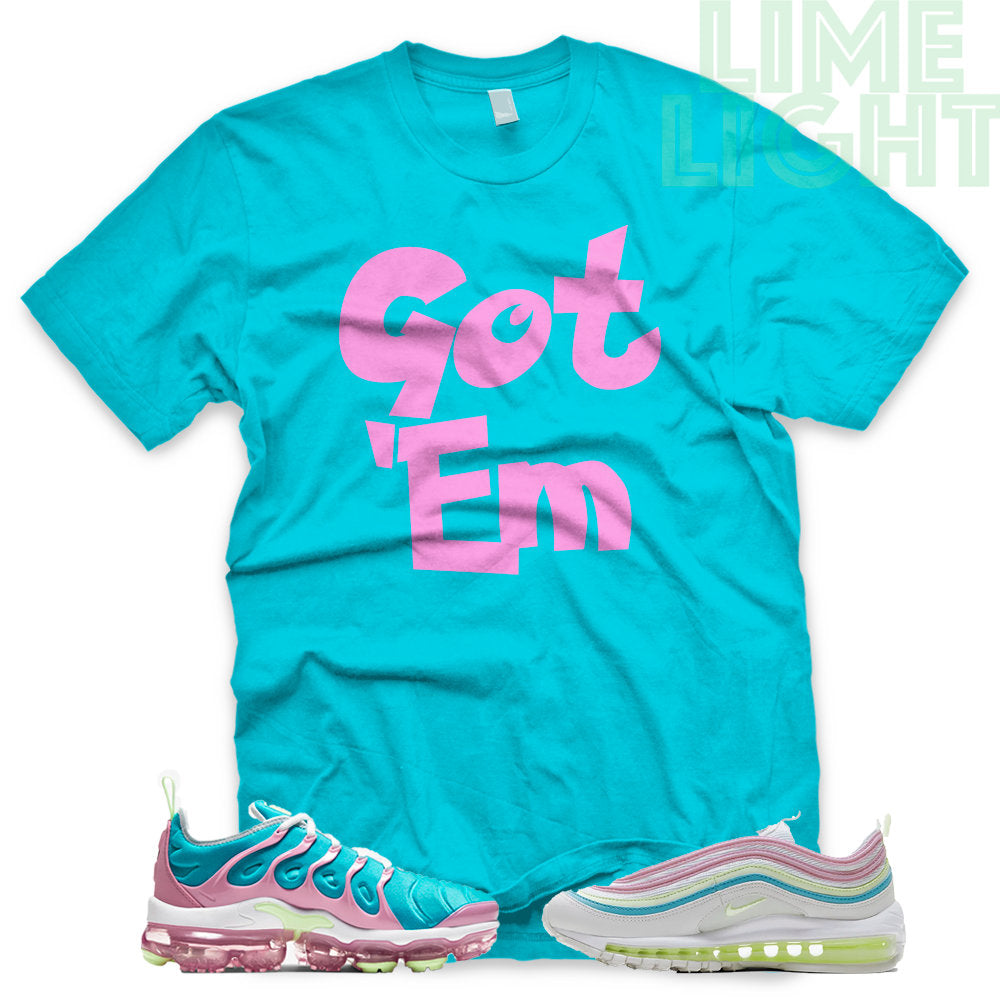 Barely Volt/ Teal/ Pink 