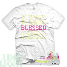 Load image into Gallery viewer, Lemon Venom &quot;Blessed7&quot; Air Jordan 4 White Sneaker Shirt
