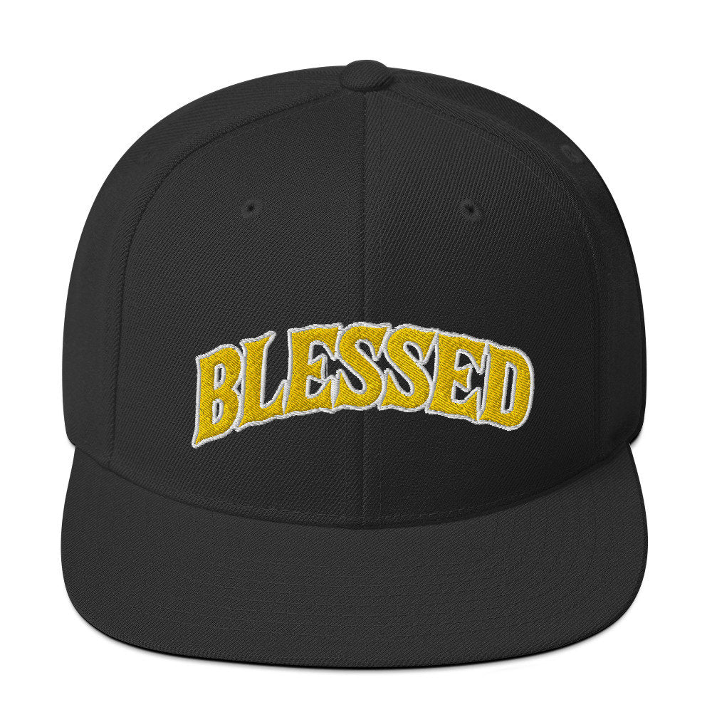 Black Snapback Hat 