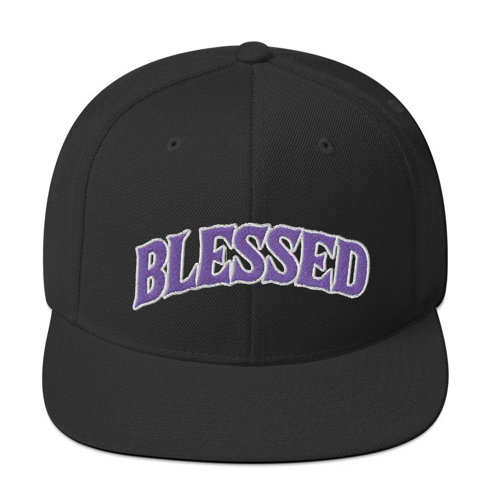 Black Snapback Hat 
