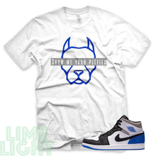 Load image into Gallery viewer, Union Hyper Royal | Game Royal Black Toe &quot;Show Me Your Pitties&quot; Air Jordan 1 White Sneaker T-Shirt
