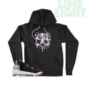Lebron 18 "Drippy Bear" Lebron 18 Black Sneaker Hoodie Sweatshirt